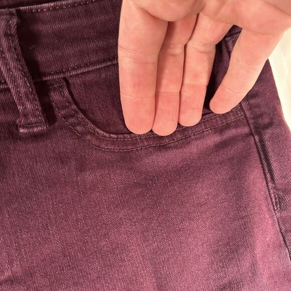 Gap Jeans Women's 4 Purple Favorite Jegging Denim Cotton Blend Button Zip - Picture 4 of 8